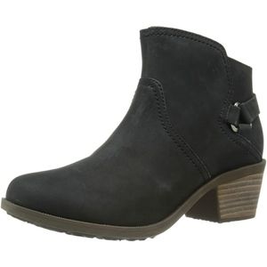 Teva Women's Foxy Ankle Stacked Heeled Booties in Black